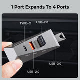 Tesla Model 3 & Model Y Glove Box USB Hub – High-Speed Multi-Port Expansion for Dashcam, Sentry Mode & Fast Charging