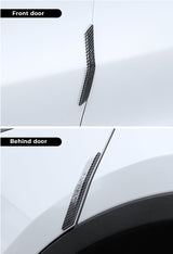 Tesla Model 3 & Y Door Edge Protectors – 4-Piece Anti-Scratch ABS Guards | UV-Resistant, Perfect Fit & Easy Installation