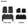 Tesla Model X 5-Seater Custom All-Weather Floor Mats (2021-2025+) – Durable TPE, Full Coverage & Eco-Friendly