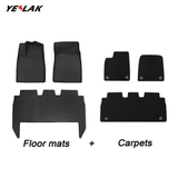 Tesla Model X All-Weather Floor Mats for 2016-2021 Pre-Refresh (5-Seater)