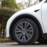 Model X Style Turbine Wheel Covers Gun Grey
