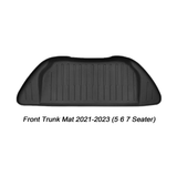 All-Weather TPE Trunk Mat Set for Tesla Model X – Front Trunk, Rear Trunk & Trunk Well Liners | Heavy-Duty Protection, Custom Fit