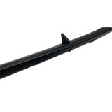 Detail view of Tesla Model Y Carbon Fiber Front Lip Spoiler