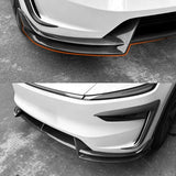 Tesla Model Y Carbon Fiber Front Lip Spoiler