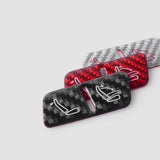 Tesla Model Y Juniper Carbon Fiber Rear Seat Folding Button Trim 3 colors