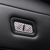 Tesla Model Y Juniper Carbon Fiber Rear Seat Folding Button Trim