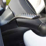 Tesla Model Y Juniper Carbon Fiber Turn Signal Stalk Covers