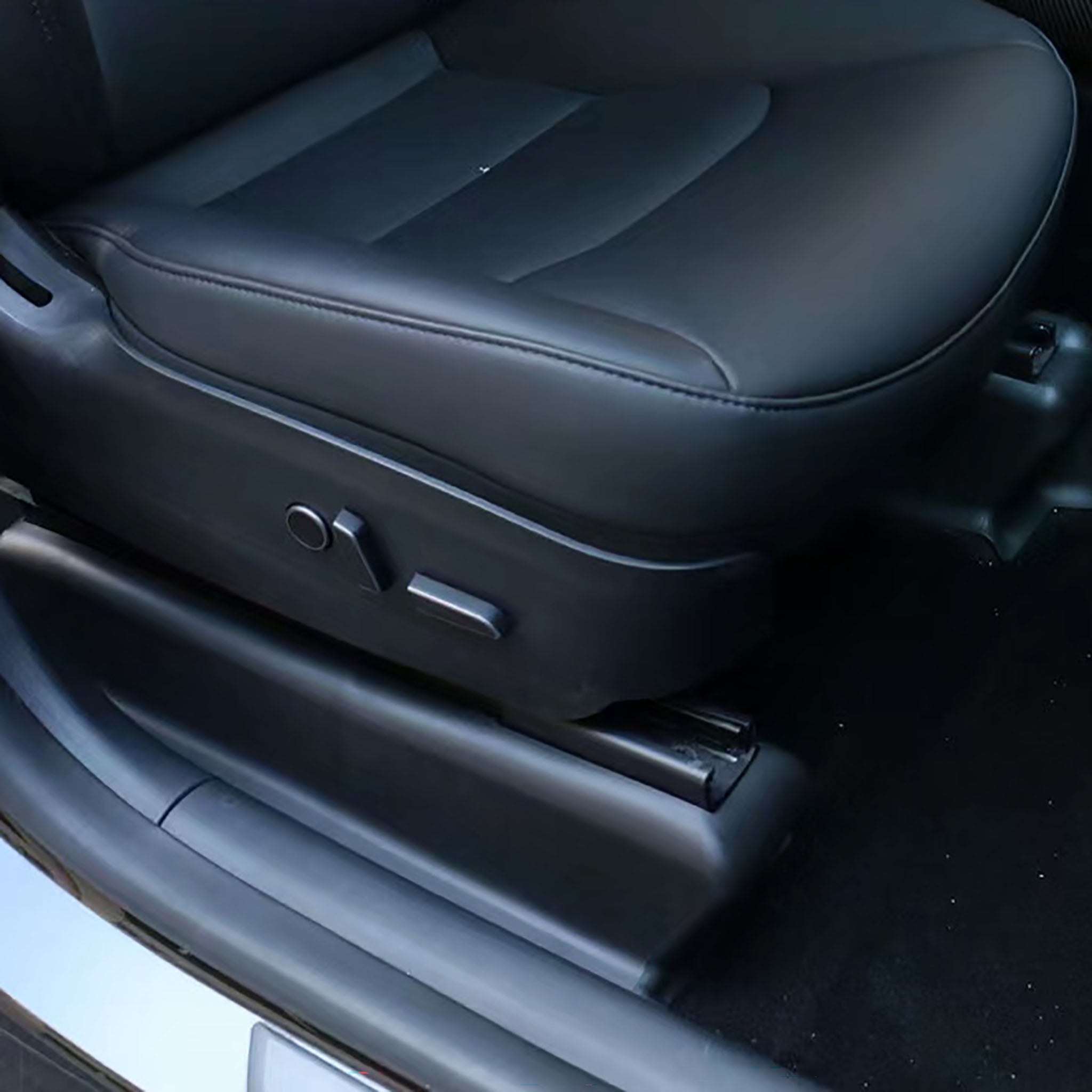 Upgraded Seat Slide Rail Covers for Tesla Model Y-Motor Vehicle Carpet & Upholstery-Teego