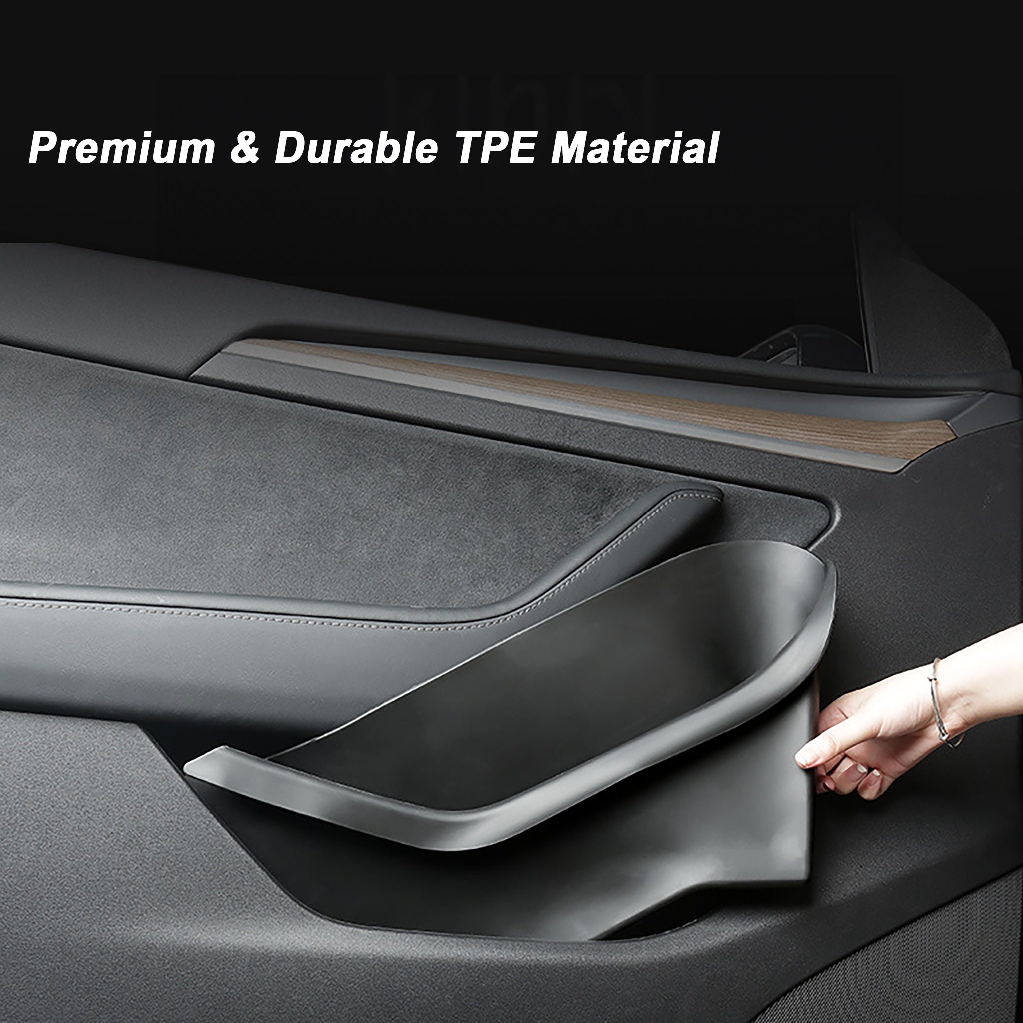 Teego Side Door Storages Organizer Tray For Model Y 2020-2024