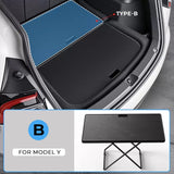 Tesla Model 3 & Y Sub-Trunk Portable Camping Table – Hidden Foldable Table for 2017–2024+