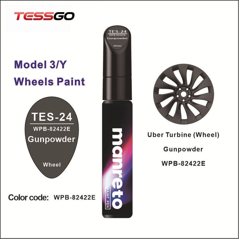 Tesla Touch-Up Paint Pen Repair Kit - Precision Color Match for All Tesla Models & Wheels