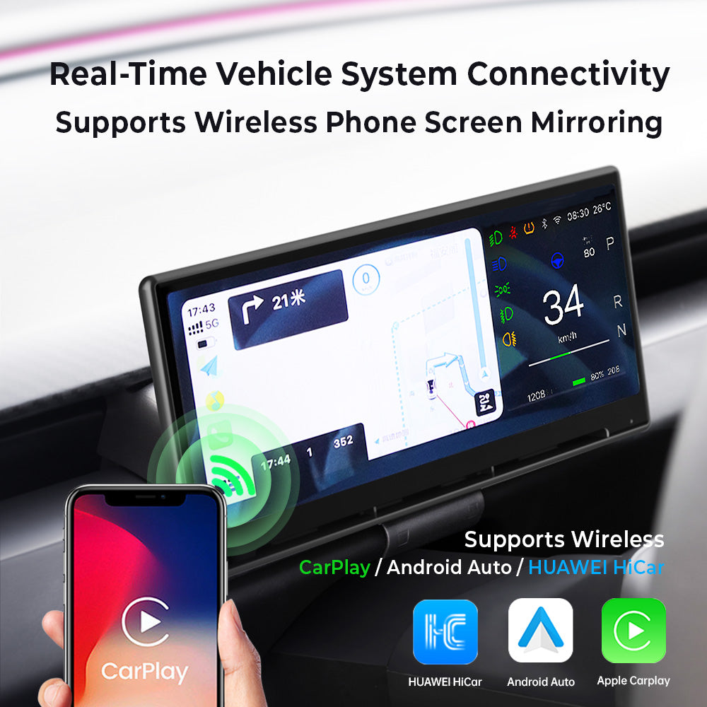 Tesla Model 3/Y 8.9" Dashboard Touchscreen Display | CarPlay & Android Auto