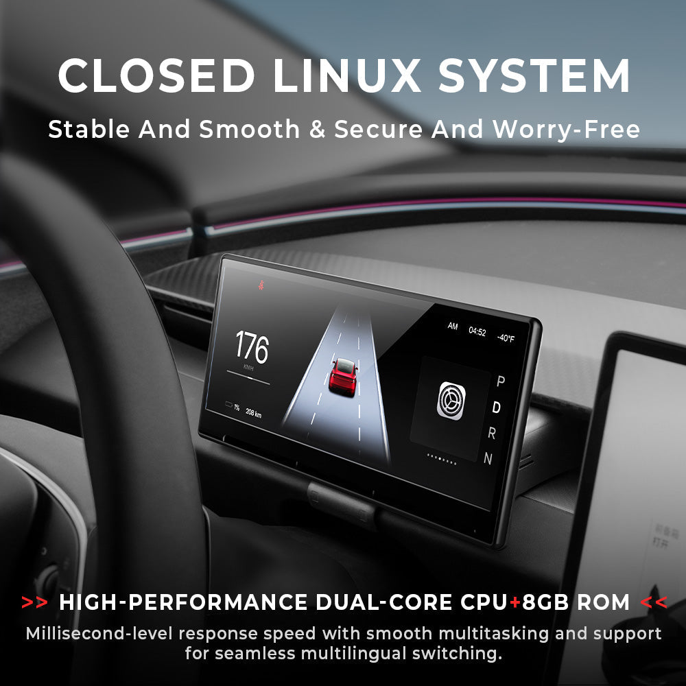 Tesla Model 3/Y 8.9" Dashboard Touchscreen Display | CarPlay & Android Auto