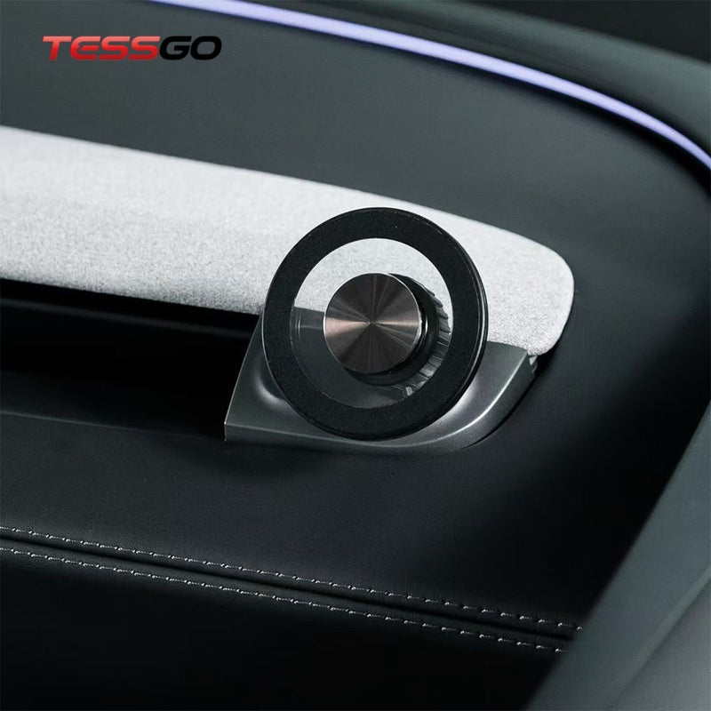 TESSGO A-Pillar Magnetic Phone Mount FOR Tesla Model 3 Highland 2024+ & Model Y Juniper 2026+