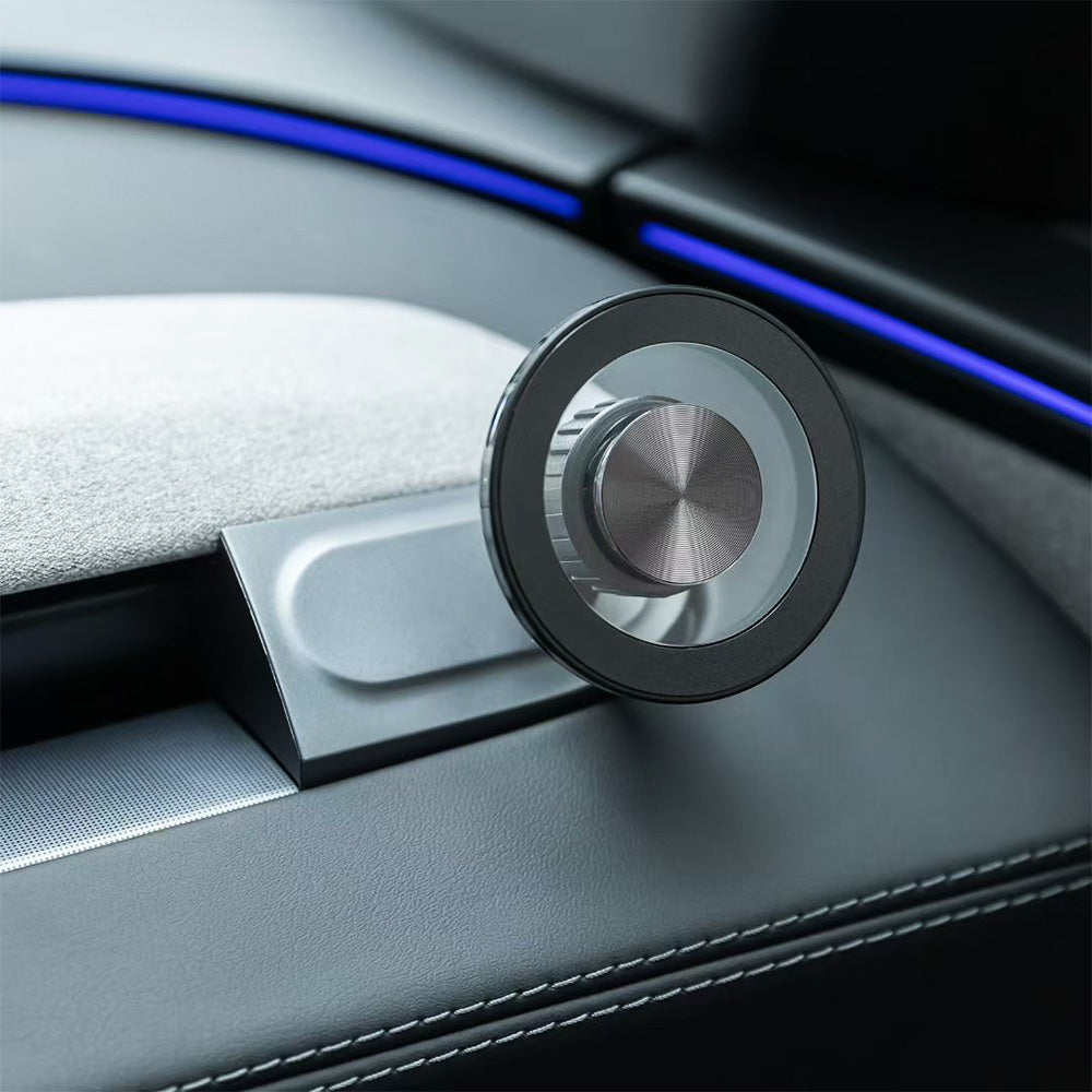Tesla A-Pillar Magnetic Phone Mount – Custom Fit for Model 3 Highland (2024+) & Model Y Juniper (2026+), Left & Right-Hand Drive