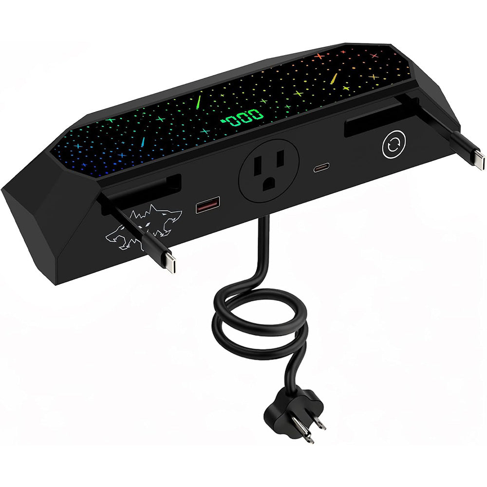 Tesla Cybertruck Center Console Multi-Ports USB Hub with Retractable Cables