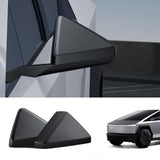 Tesla Cybertruck Real_Carbon Fiber MirrorCaps GlossMatte Finish OEM Fitment No Drill Installation