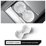 Tesla Model 3/Y Spill-Proof Cup Holder Insert (2024+ Highland & 2025.03+ Juniper) | Secure Silicone Design
