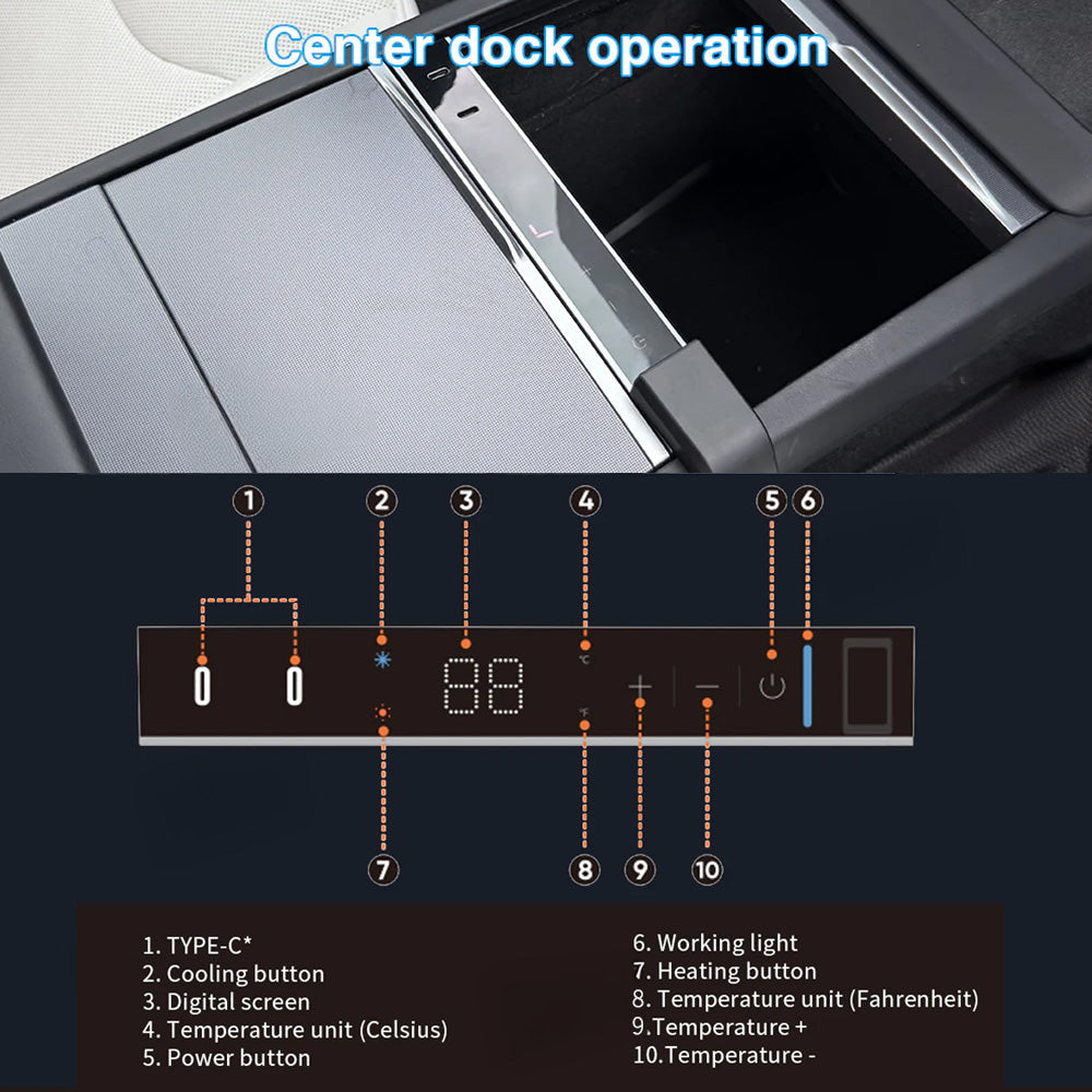 Model 3 Highland Built-in Refrigerator – 10L Smart Trunk Cooler for Summer Travel | Teego