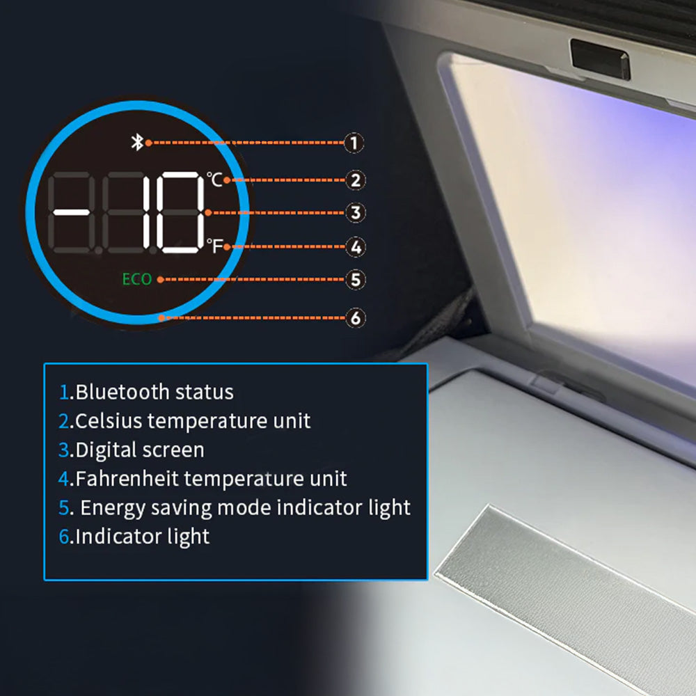 Model 3 Highland Built-in Refrigerator – 10L Smart Trunk Cooler for Summer Travel | Teego