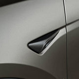 Tesla Model 3 Highland / Y Juniper Dry Carbon Fiber Side Camera Covers