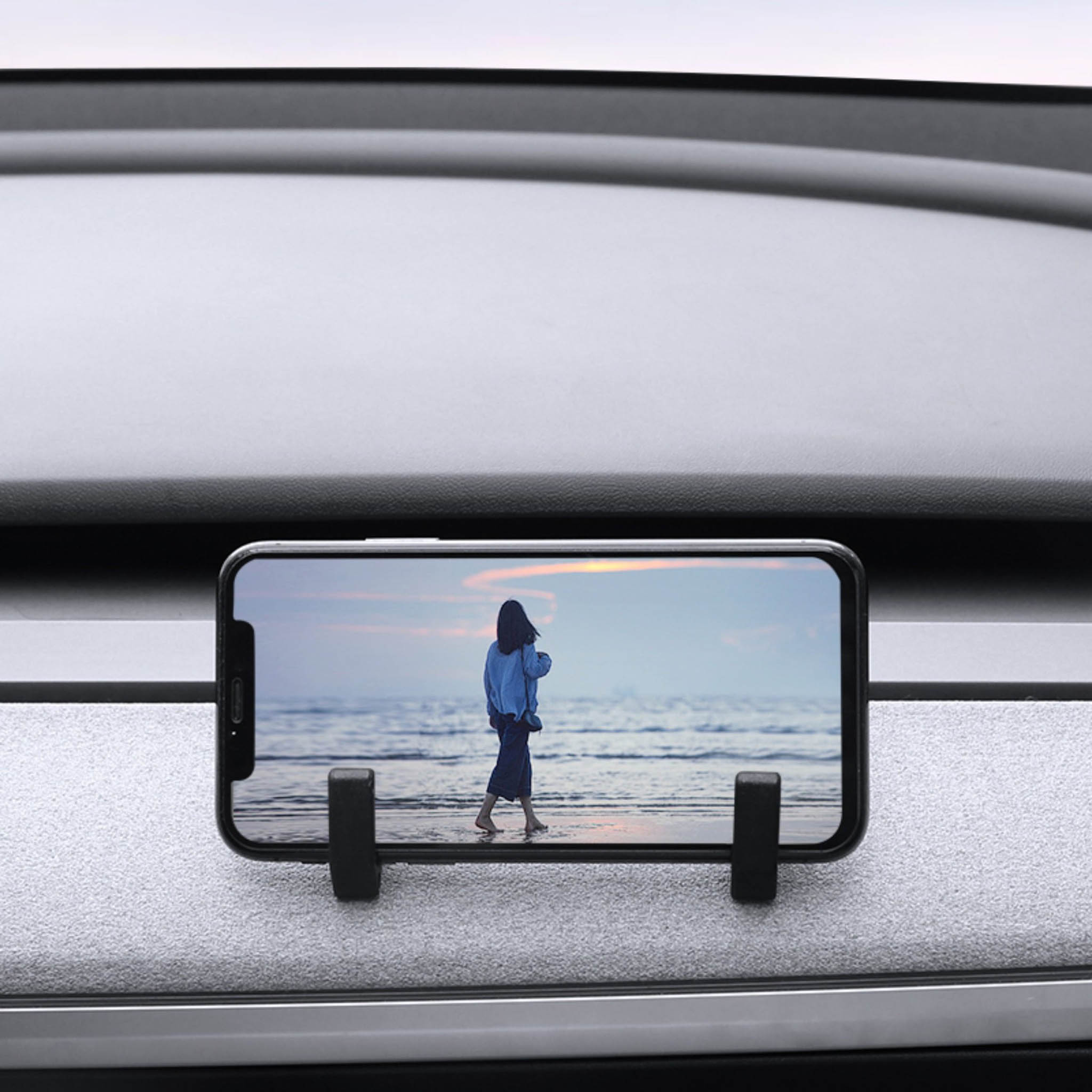 Tesla Model 3 & Model Y Multifunctional Hangers - Phone Holder & Organizer for Bags, Backpacks, and Purses