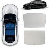 Tesla Model 3 & Model Y Sunroof Sunshade – Ultimate Heat & Sun Protection, Easy Installation, Reduces Glare & Battery Drain