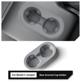 Tesla Model 3/Y Spill-Proof Cup Holder Insert (2024+ Highland & 2025.03+ Juniper) | Secure Silicone Design