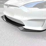 Bundle: Full Carbon Fiber Aero Kit for Tesla Model S (2021–2025) – Front Lip, Side Skirts, Rear Diffuser & Spoiler