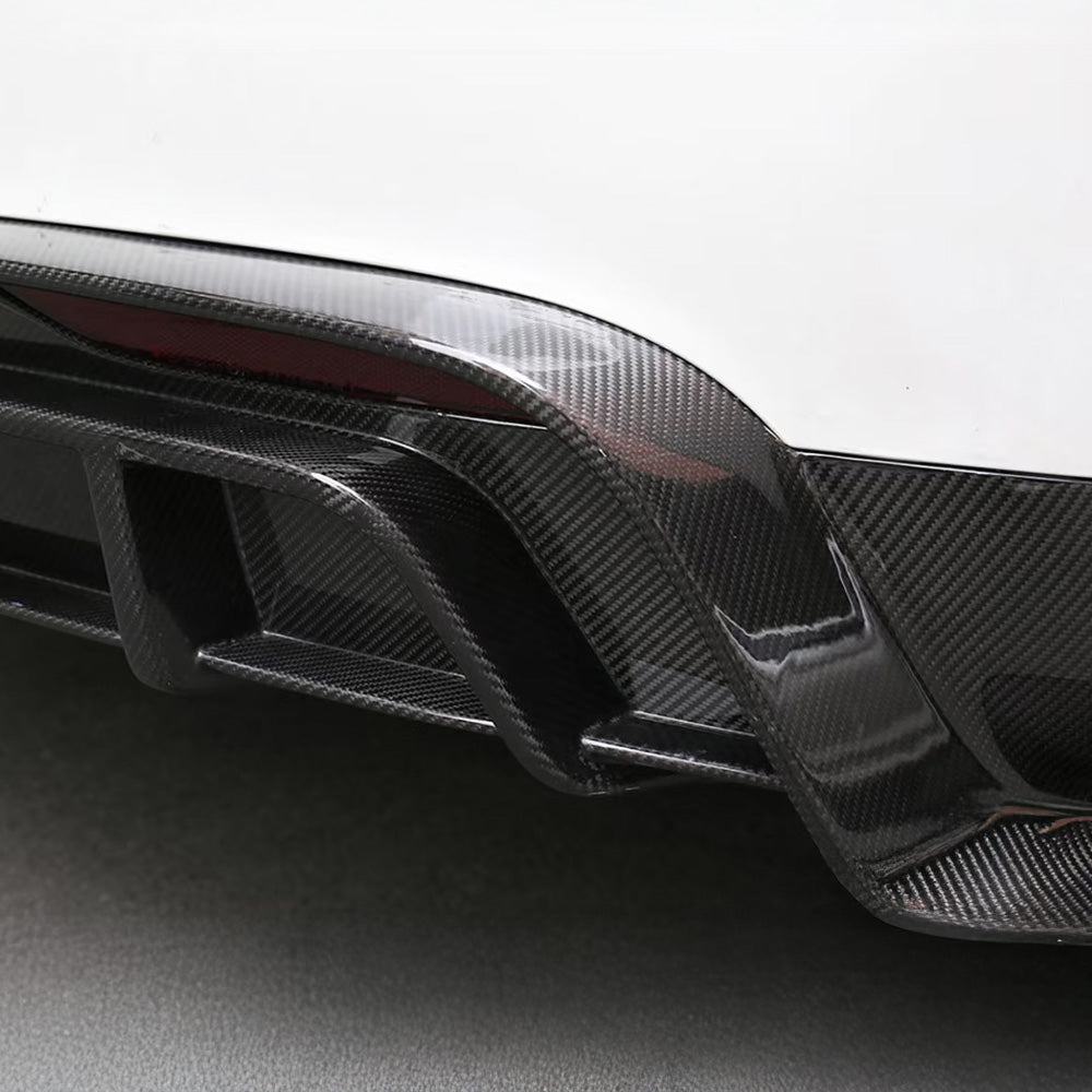 Bundle: Full Carbon Fiber Aero Kit for Tesla Model X (2021–2025) – Front Lip, Side Skirts, Diffuser & Spoiler