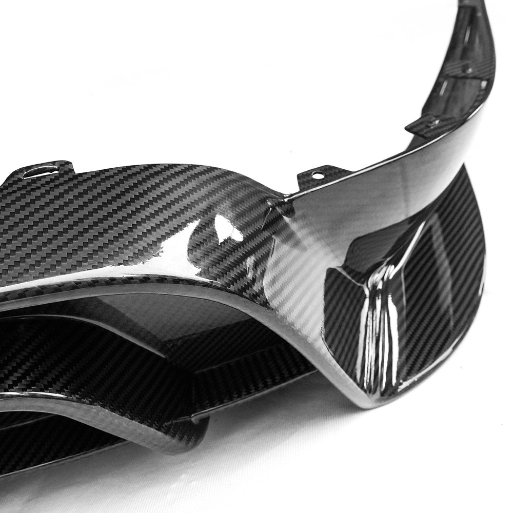 Tesla Model X Carbon Fiber Rear Bumper Diffuser Replacement| High-Performance Aerodynamic Aero Kit