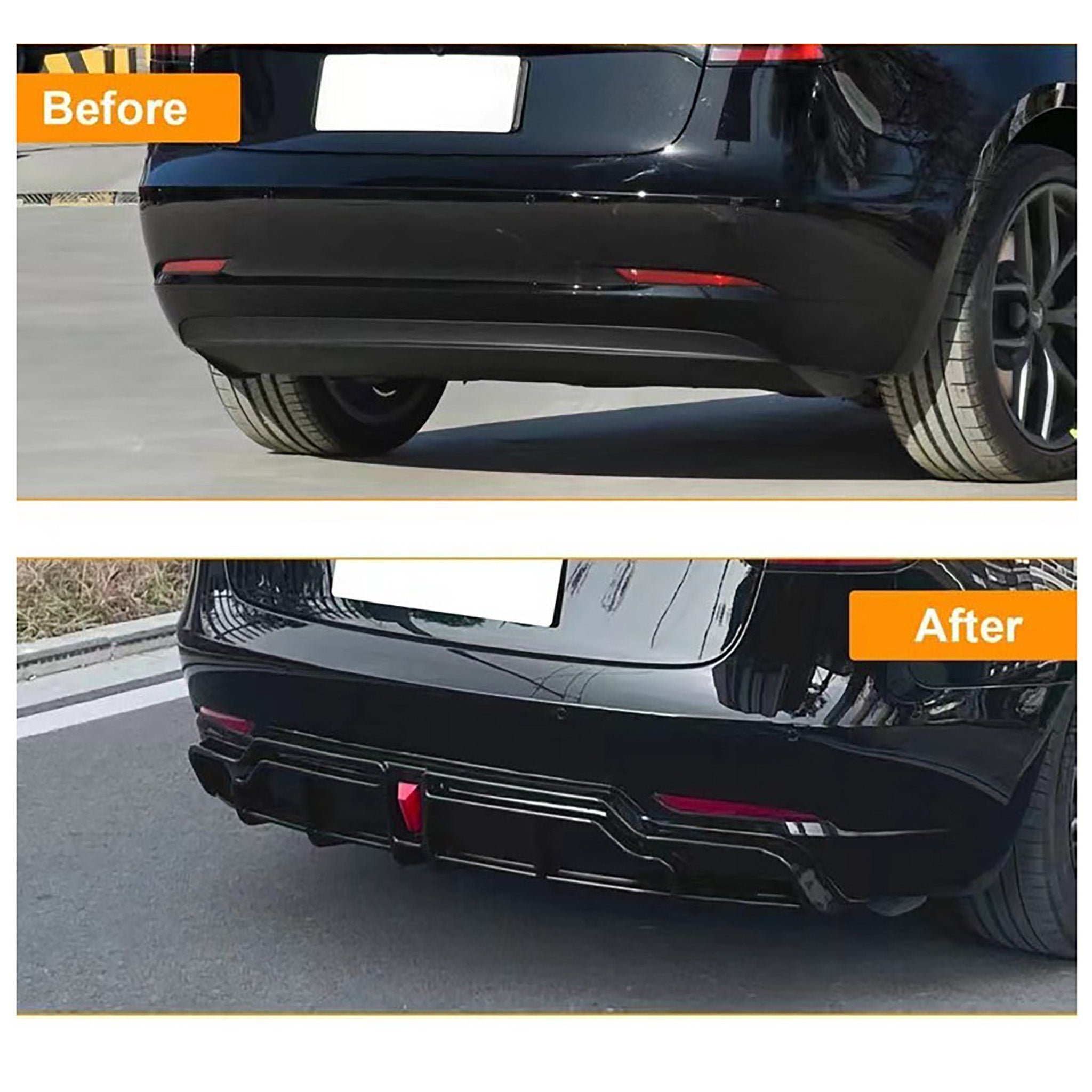 Bundle:Tesla Model 3 Body Kit(9 Pcs) (2017–2023) – ABS Sport Upgrade for Style & Performance