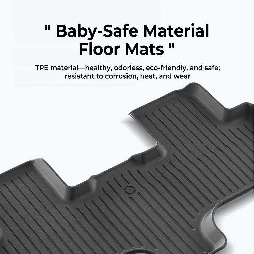 Tesla Model YL Right-Hand Drive Custom-Fit TPE All-Weather Floor Mats