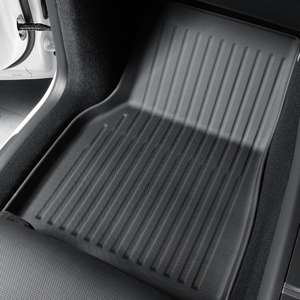 Tesla Model YL Right-Hand Drive Custom-Fit TPE All-Weather Floor Mats