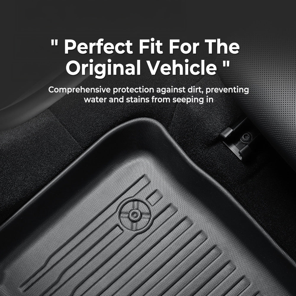 Tesla Model YL Right-Hand Drive Custom-Fit TPE All-Weather Floor Mats