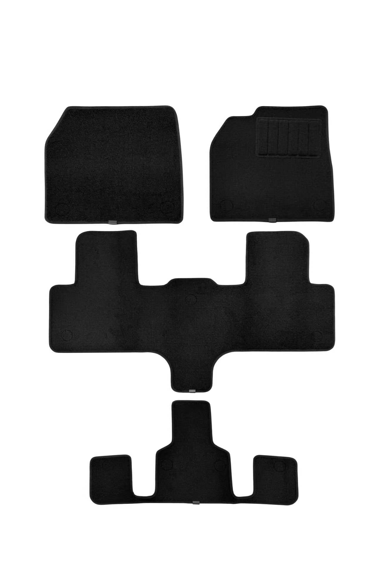 TPE All-Weather Floor Matsfor Tesla Model Y Right-Hand Drive