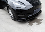 Tesla Model Y Front Lip Spoiler ABS Plastic (3 Piece)