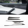 Tesla Model Y Juniper Carbon Fiber Door Panel Trim Covers 2025.03+