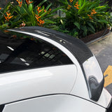 V-Style Carbon Fiber Rear Spoiler for Model Y Juniper-glossy