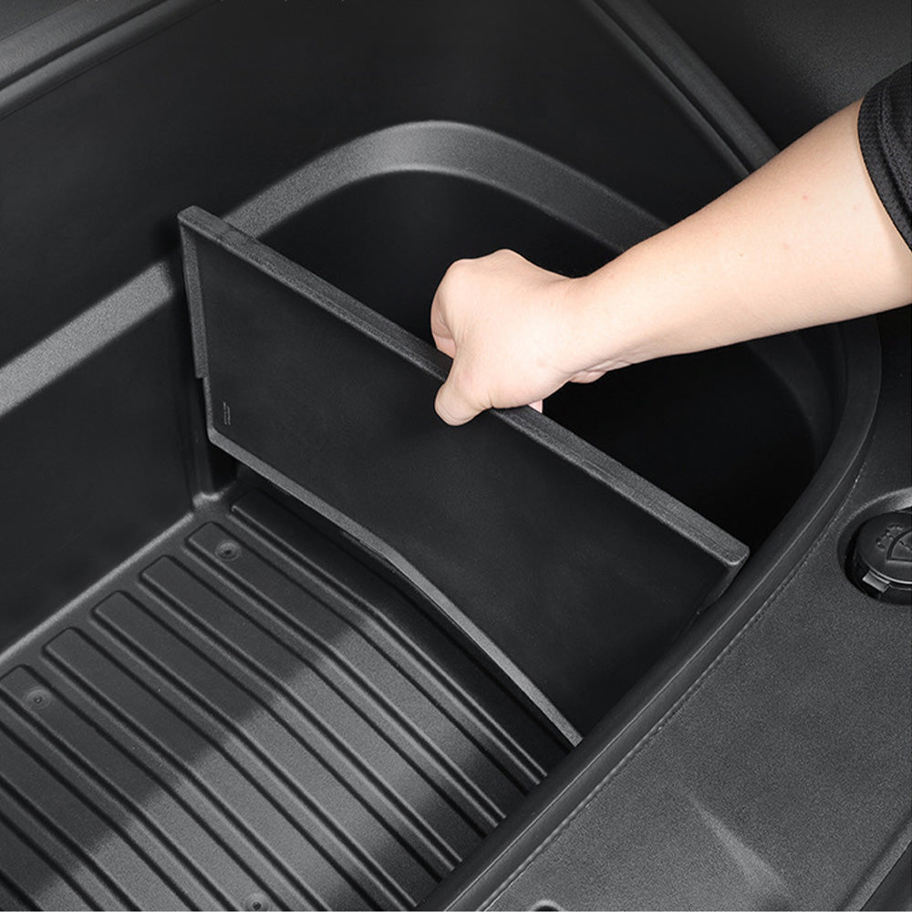 Tesla Model Y Juniper Front Trunk Organizer (2026+) – Custom-Fit Waterproof Storage Solution with Multi-Compartment Design
