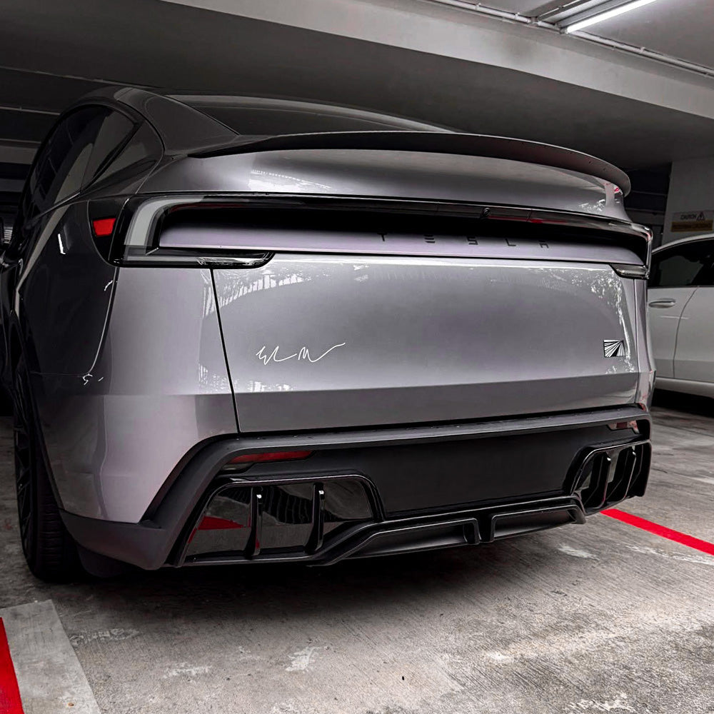 Rear Diffuser Upgrade 3PCS Aerodynamic Body Kit, No-Drill Install, OEM Fit Finish for Model Y Juniper