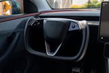 Tesla Model Y Juniper Yoke Steering Wheel Upgrade (2025+) | Premium Heated, Ergonomic Design & Easy Installation