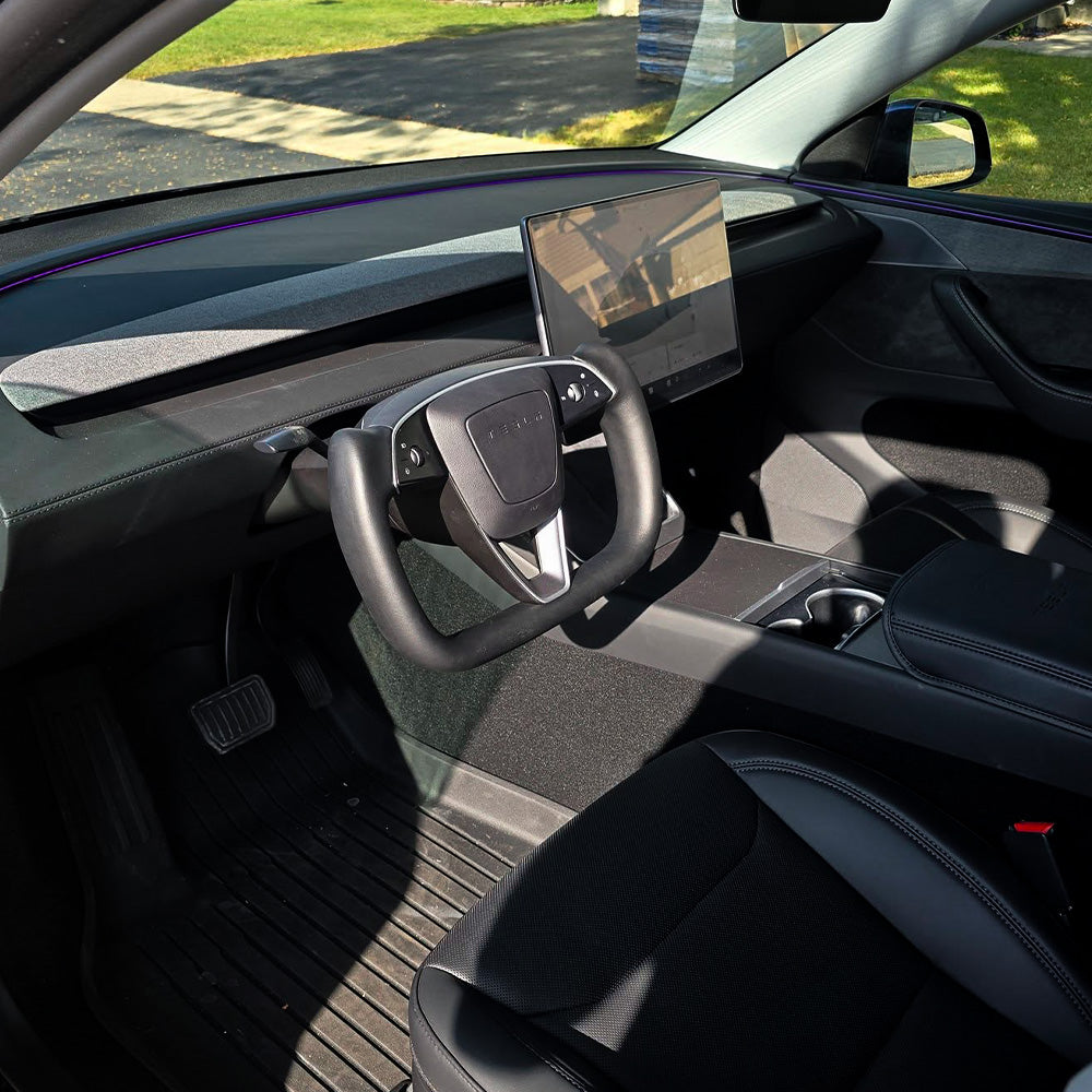 Tesla Model Y Juniper Yoke Steering Wheel Upgrade (2025+) | Premium Heated, Ergonomic Design & Easy Installation