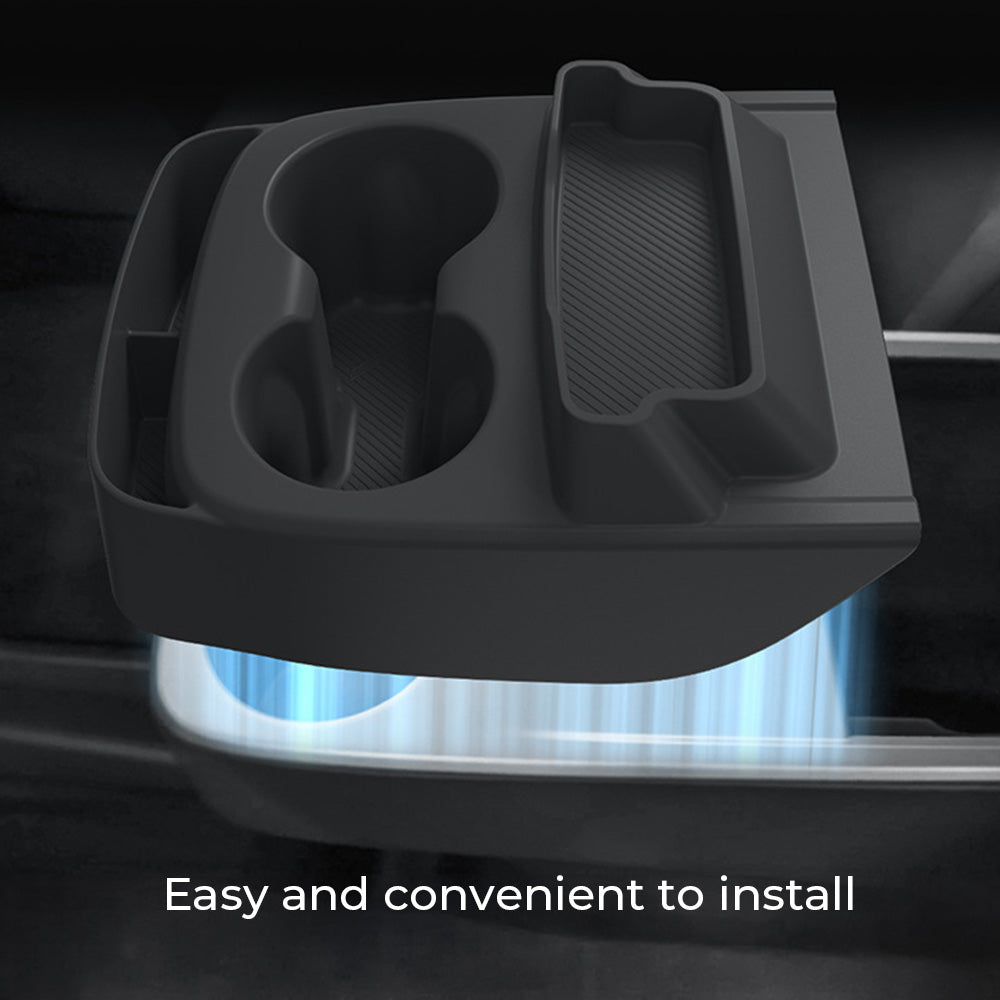 Tesla Model Y Standard Center Console Silicone Integrated Cup Holder