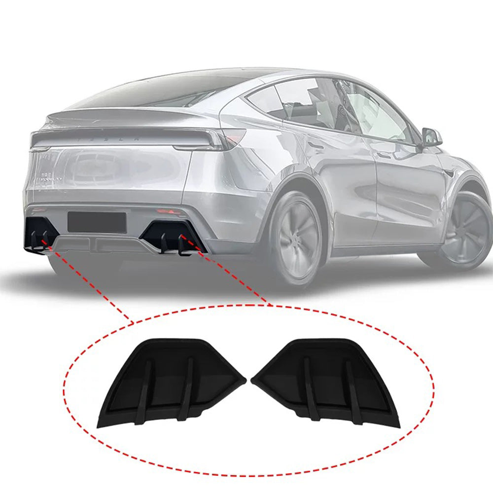Tesla New Model Y Juniper Rear Diffuser 2026+ – Sporty Aerodynamic Rear Lip Upgrade | Premium ABS Split Design