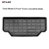Front Rear Trunk Cargo Mat For Tesla Model S 2016-2020-Motor Vehicle Carpet & Upholstery-Teego