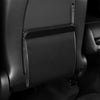Tesla Model 3 & Model Y Leather Car Trash Bag – Waterproof, Magnetic Closure, with LED Light