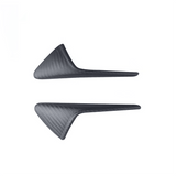 Real Carbon Fiber Side Camera Cover For Tesla Model 3/Y-Motor Vehicle Frame & Body Parts-Teego