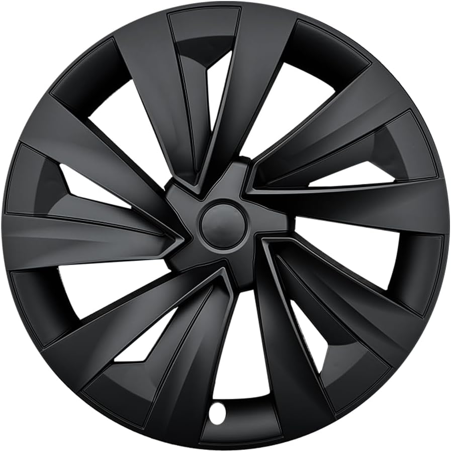 Tesstudio Style 19" YB Turbine Wheel Covers Tesla Black Hub Caps for Tesla