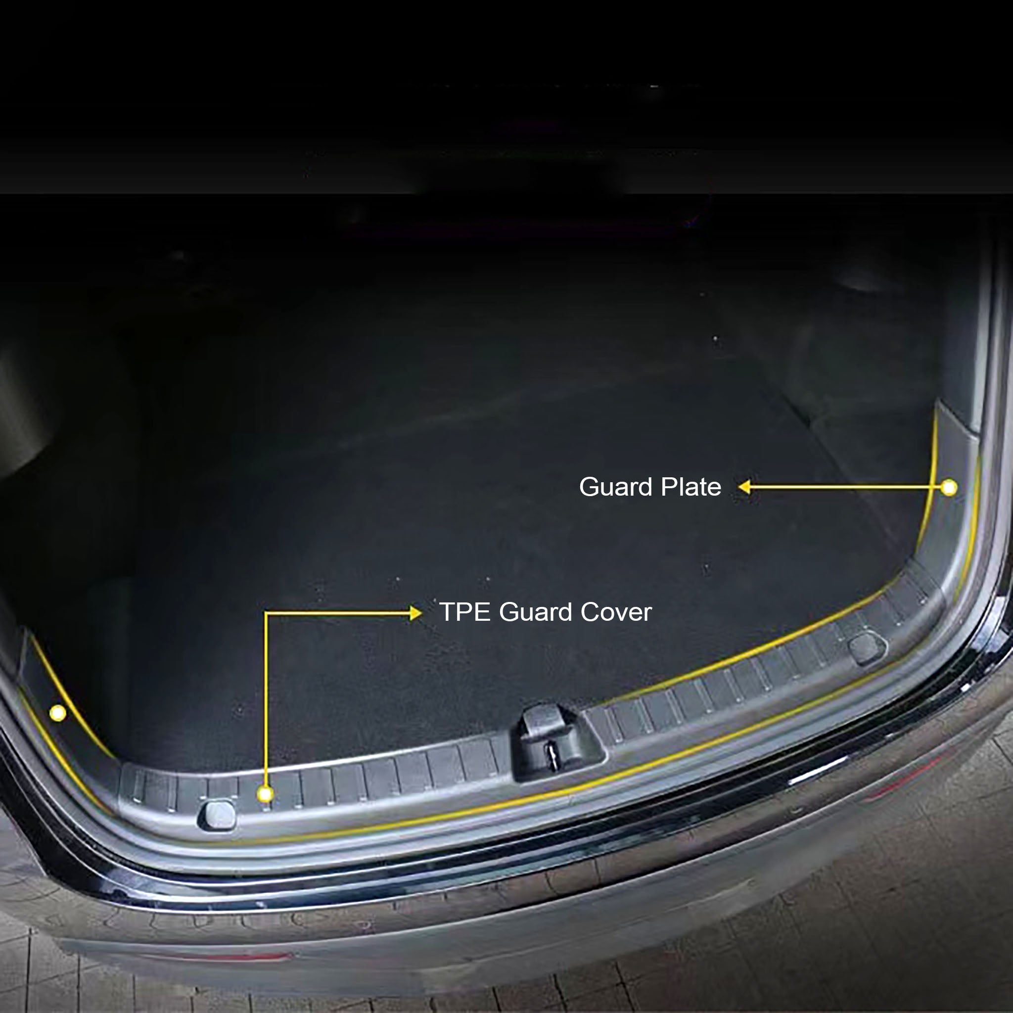 Trunk Sill Plate Cover for Tesla Model Y-Teego